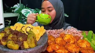 ASEH CABE BENDOT DAN RENDANG JENGKOL TELUR DADAR MANTAP 