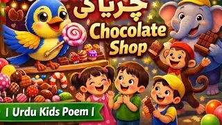 Chirya Ki Chocolate Shop 🍫 | Urdu Kids Poem