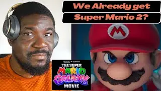 Super Mario Galaxy Trailer Reaction #supermariogalaxy #mariogalaxy #react #movietrailers2025 #movie