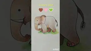 How to draw an elephant| drawings from alphabets#drawing #kidsvideo #elephant #easydrawing #art