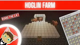 Minecraft Java - Hoglin Farm - Fully Automatic!!