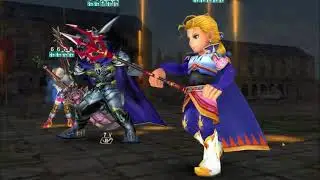 [DFFOO][Edgar IW Lufenia+] Attack type weakness x Elemental weakness test w/Ashe Edgar Garland+clips