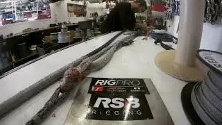 Building Running Rigging for Sailing Yacht Liara at RSB Rigging