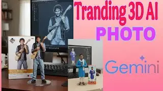 Trending Instagram, Facebook, viral 3D AI photos create in Gemini !! Generate AI photo