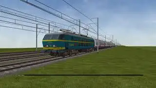 MSTS Openrails | NMBS SNCB HLE20 + M4m | Oostende Keulen Map |