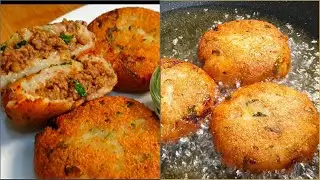 Crispy Aloo Qeema Cutlets Recipe | Potato Keema Cutlets | Tea Time Snack by Chef Ramsha 