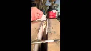 Graphite edge decoration