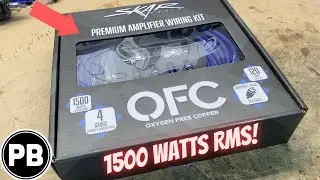 Распаковка комплекта усилителя Skar Audio 4 Gauge OFC