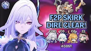 F2P C0R1 Skirk Clears Level 6 Dire Stygian Onslaught! | Genshin Impact 5.7