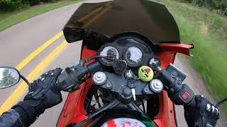 1995 Suzuki RF600R Rebuild Test ride