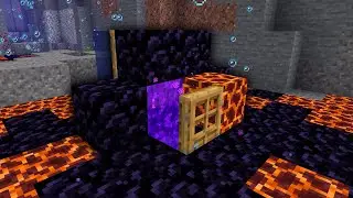 Portail du Nether avec faille sous marine en speedrun (tous les cas de figures)
