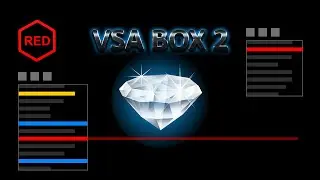 Индикатор рамка с объемами RED VSA BOX 2