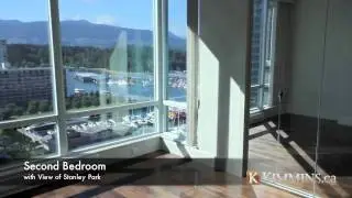 Vancouver Luxury Condo 1401 - 499 Broughton - Denia-  Coal Harbour - Pre-staging video tour