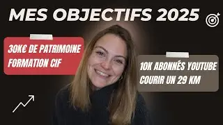 MES OBJECTIFS 2025 - Financiers, professionnels, personnels et sportifs