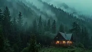Rain on Plants Ambience | Calm Nature for Sleep & Study