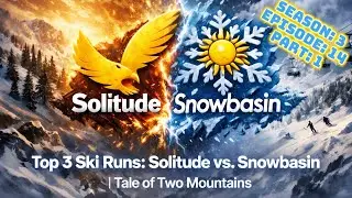Top 3 Ski Runs: Solitude vs. Snowbasin | Tale of Two Mountains