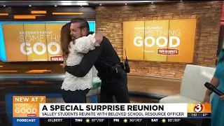 Phoenix-area family reunites with beloved former school resource officer