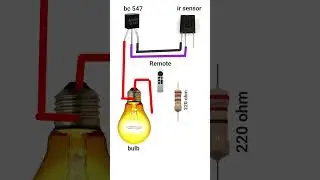 ir shensor remote control circuit #shorts #youtubeshorts#viral