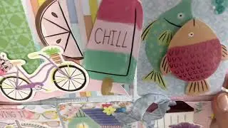 Project Share for a Summer-Themed Swap. My First Pocket Letter #pocket letter #swap
