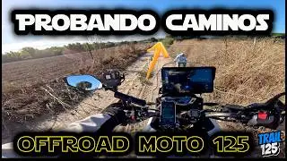 Se PUEDE hacer Ruta por Caminos??? Lo Comprobamos? #motovlog #125 #trail