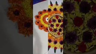 #festival #flowerrangoli #simple #design #india #traditional #cultural #activity #viral #shorts