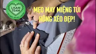 Cách may túi hông xéo nẹp liền! 