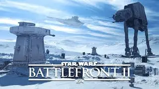 BATTLE OF HOTH VOL. 1 - Star Wars: Battlefront 2: Hoth Gameplay