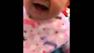 nia eats steel cut oats for first time