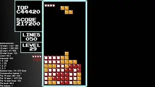 Level 29 Start 419,400 Points - Nes Tetris