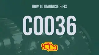 How to Diagnose and Fix C0036 Engine Code - OBD II Trouble Code Explain