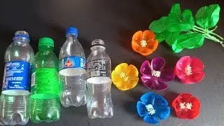 Amazing Flower Decor Form Plastic Bottles & Spoons | Easy DIY Craft | Best Out Of Waste | Home Decor