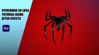 Marvel Spiderman Fake 3D Logo | After Effects |Quick and Easy | Tutorial (No 3rd Party Plugins used)