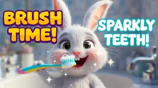 “Brushy Brushy Teeth Time! | Bouncy Bunny Learns to Brush 🐰✨”
