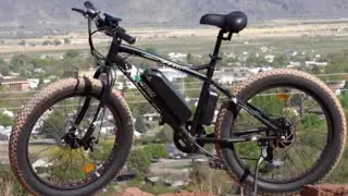 Ecotric Fat Tire Beach Snow Electric Bike-Matt Black