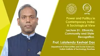 Lecture 31: Ethnicity, Community, and State Recognition
