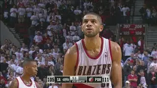 Nicolas Batum Triple-Double Full Highlights vs Spurs - 11 Points 11 Assists 12 Rebounds (2013.11.02)
