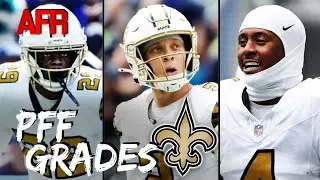 Оценки Saints PFF: Куинси Райли БЛЕСТИТ!!! | Kool-Aid McKinstry СЖЕГ, Спенсер Раттлер регрессирует