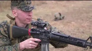 U.S. Marines at The Basic School (TBS) Rifle Qualification Part 3