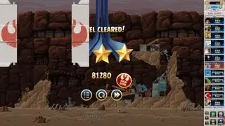 Angry Birds Star Wars Facebook Tournament Week 27 Level 1 High Score 81k (no Power-ups)
