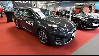 Kia Ceed SW Platinum plug in hybrid PHEV station wagon combi Facelift walkaround and interior V0332