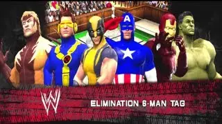X-MEN vs The Avengers [6 Man Elimination Tag] - WW