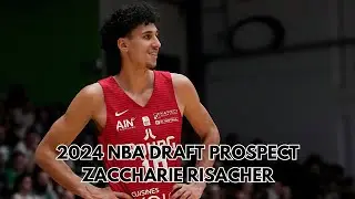 JL Bourg small forward & 2024 NBA Draft potential first overall pick Zaccharie Risacher highlights