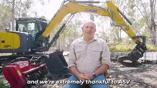 XCMG XE80U Excavator and Fecon FMX50 Mulcher - with Cherish The Environment