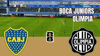 BOCA JUNIORS vs OLIMPIA Amistoso Internacional 2026 Full Match Simulation/Prediction PES 26 Gameplay