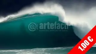 Emerald Ocean Swell in Storm Light &mdash; HD Stock Video