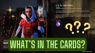 It's In The Cards weekly pinnacle reward from Suraya Hawthorne for commending Guardians -  Destiny 2