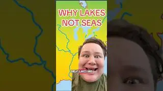 WHY THE GREAT LAKES ARENT SEAS #history #map #maps #geography #sea #greatlakes #historical #usa