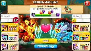 NEW BREEDING: Corrupted Flame Dragon vs Corrupted Ice Dragon | DRAGON CITY 2021 😍