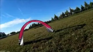 Lisam210 FPV Practise - First time flying through gates and flags