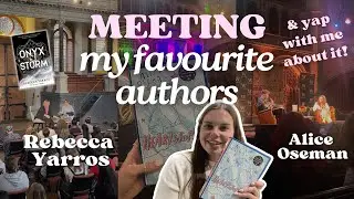 London Book Events: Meeting Rebecca Yarros & Alice Oseman 📚💜